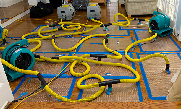 Professional Crawl Space Water Removal technician working in Lisbon, ME